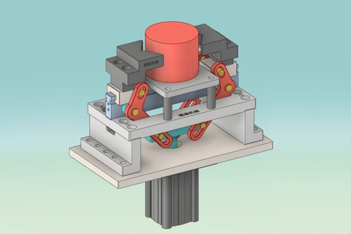 JGDH000017-连杆夹持机构